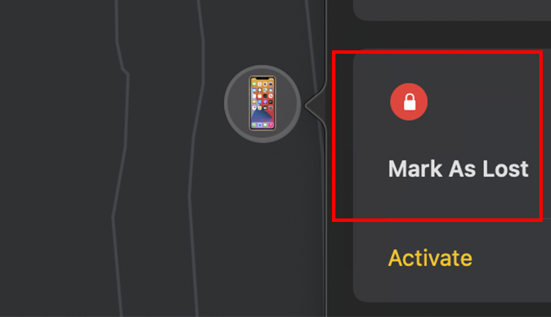 Bật Lost Mode cho thiết bị